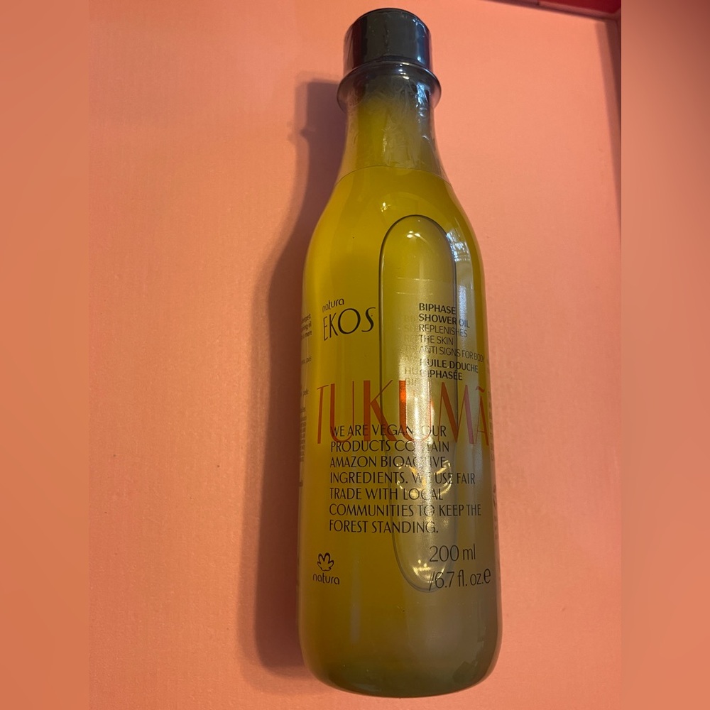 Brand New Natura Ekos Tukumã Biphase Shower Oil 6.7oz